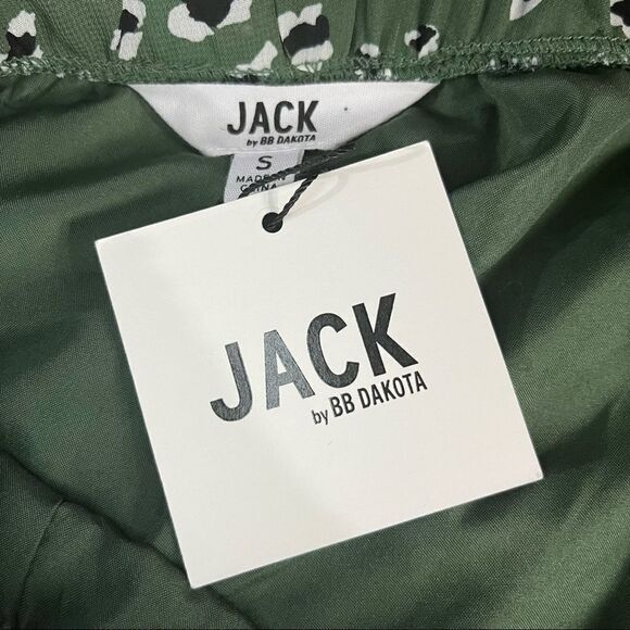 Jack by BB Dakota Sage Jungle Cat Shorts Size Small - Picture 6 of 6